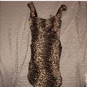 Leopard mini dress